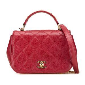 Chanel Mini Quilted Caviar Carry Around Flap